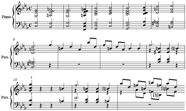 Notation incipit page 1