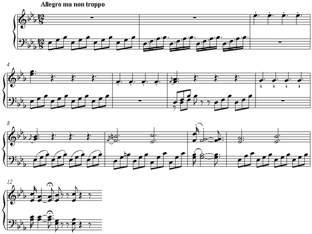 Notation incipit page 1