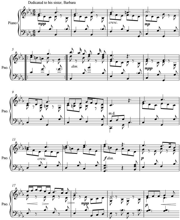 Notation incipit page 1