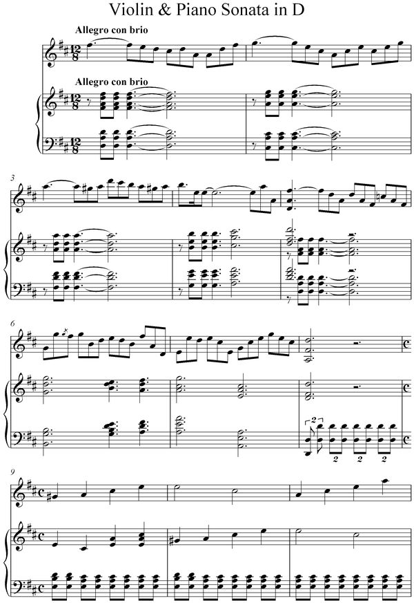 Notation incipit page 1