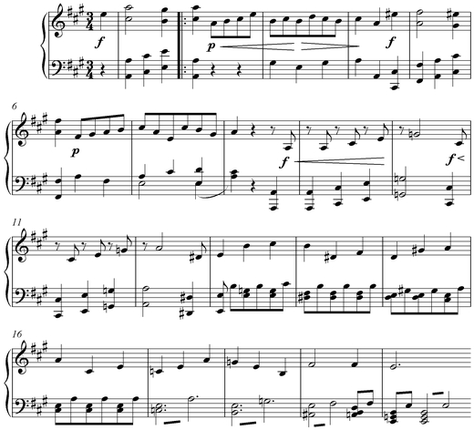 Notation incipit page 1