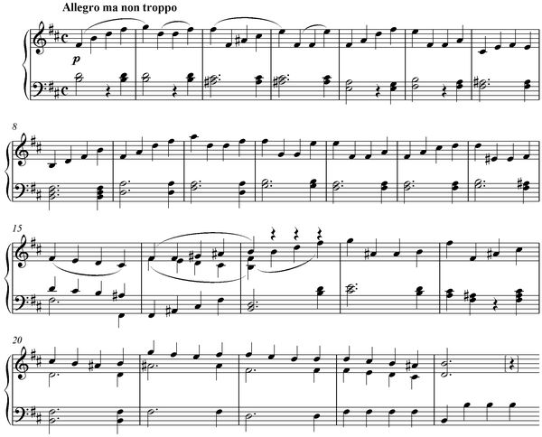 Notation incipit page 1