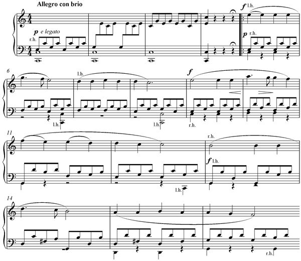 Notation incipit page 1