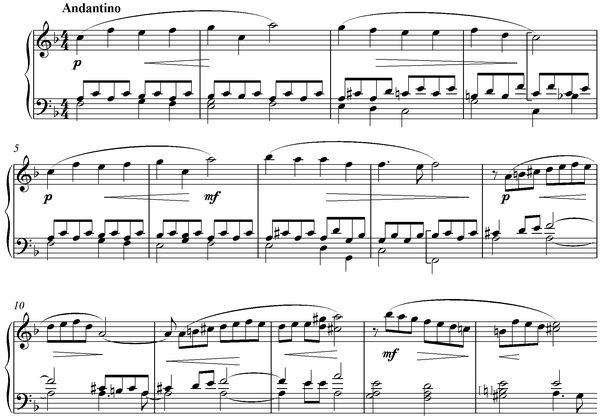 Notation incipit page 1