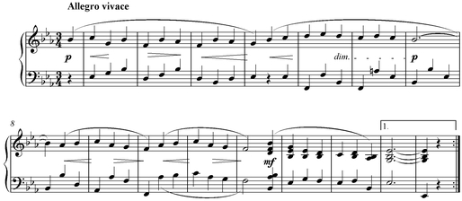 Notation incipit page 1