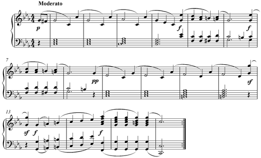 Notation incipit page 1