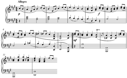 Notation incipit page 1