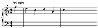 Notation incipit page 1