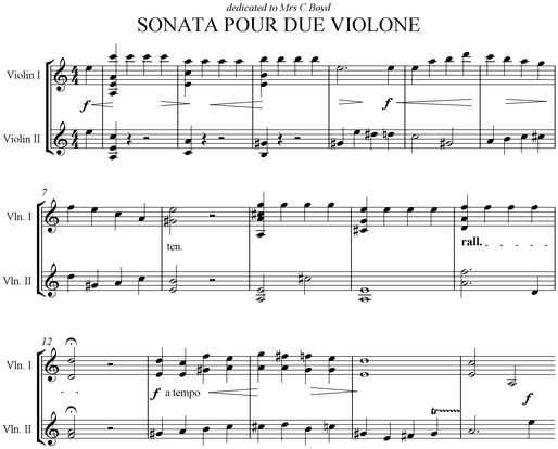 Notation incipit page 1