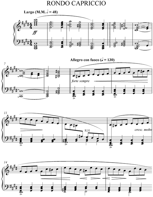 Notation incipit page 1