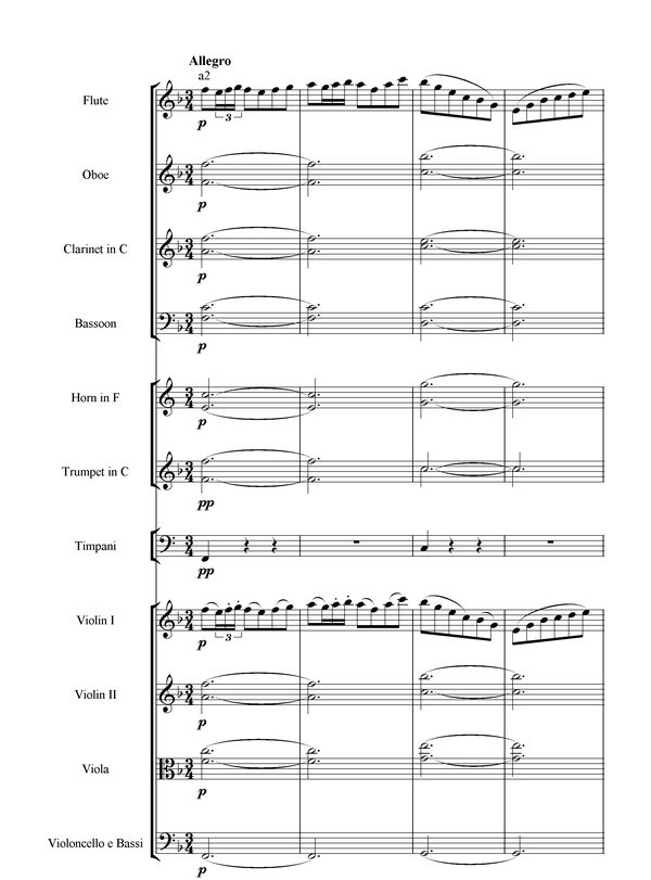 Notation incipit page 1