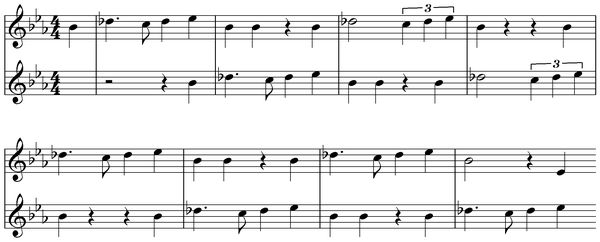 Notation incipit page 1