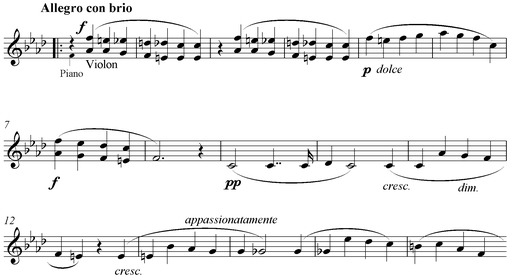 Notation incipit page 1