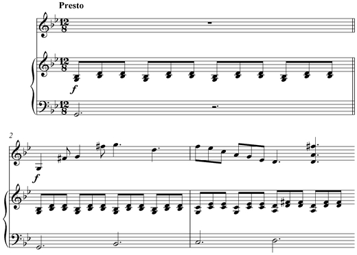 Notation incipit page 1