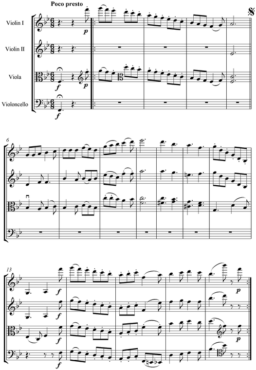 Notation incipit page 1