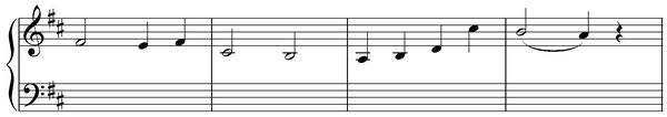 Notation incipit page 1