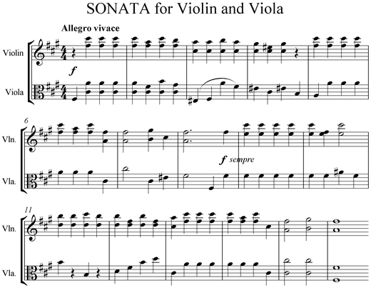 Notation incipit page 1