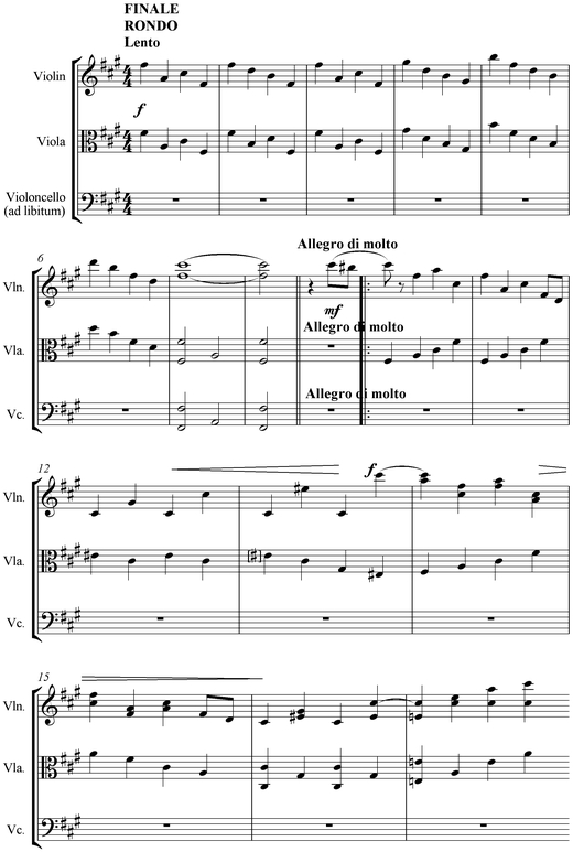 Notation incipit page 1