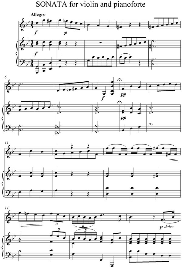 Notation incipit page 1