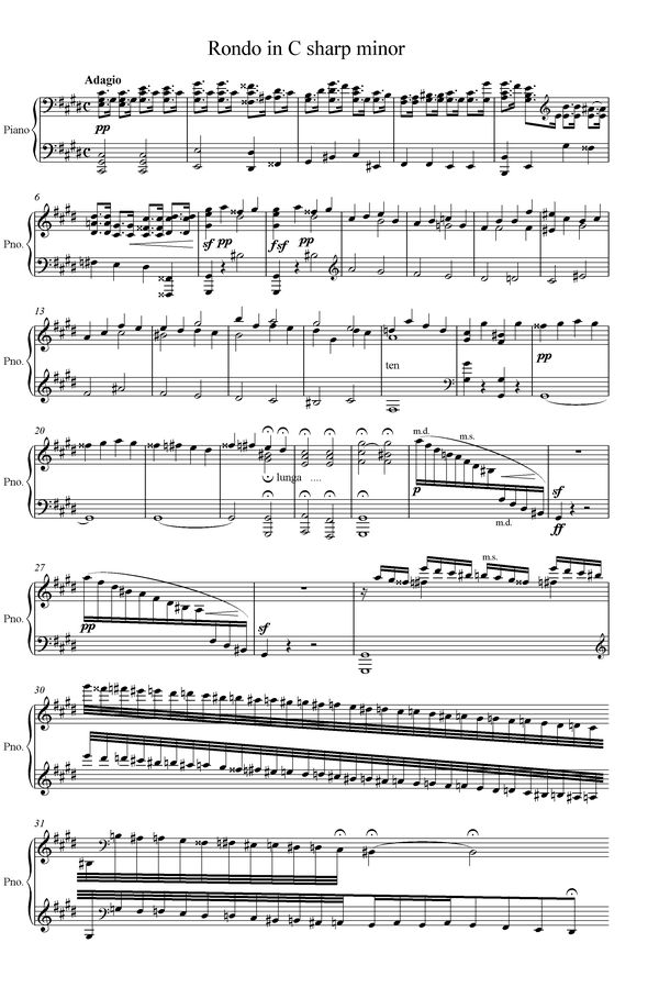 Notation incipit page 1