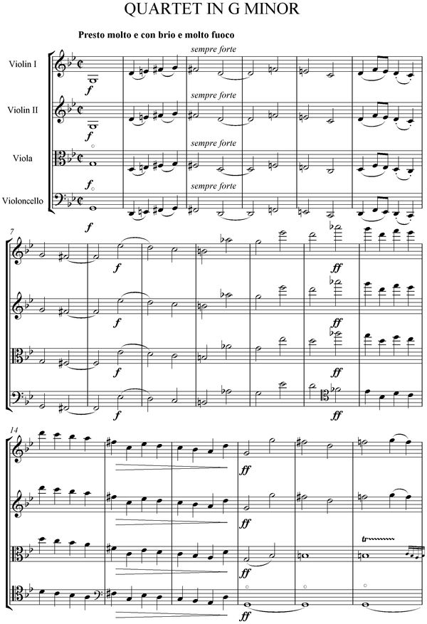 Notation incipit page 1