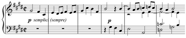 Notation incipit page 1