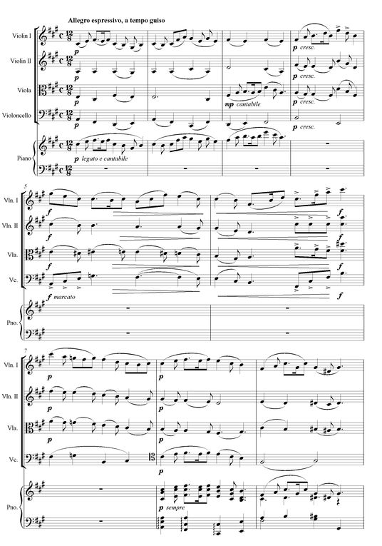 Notation incipit page 1