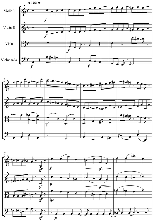 Notation incipit page 1