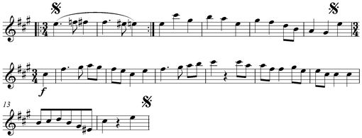 Notation incipit page 1