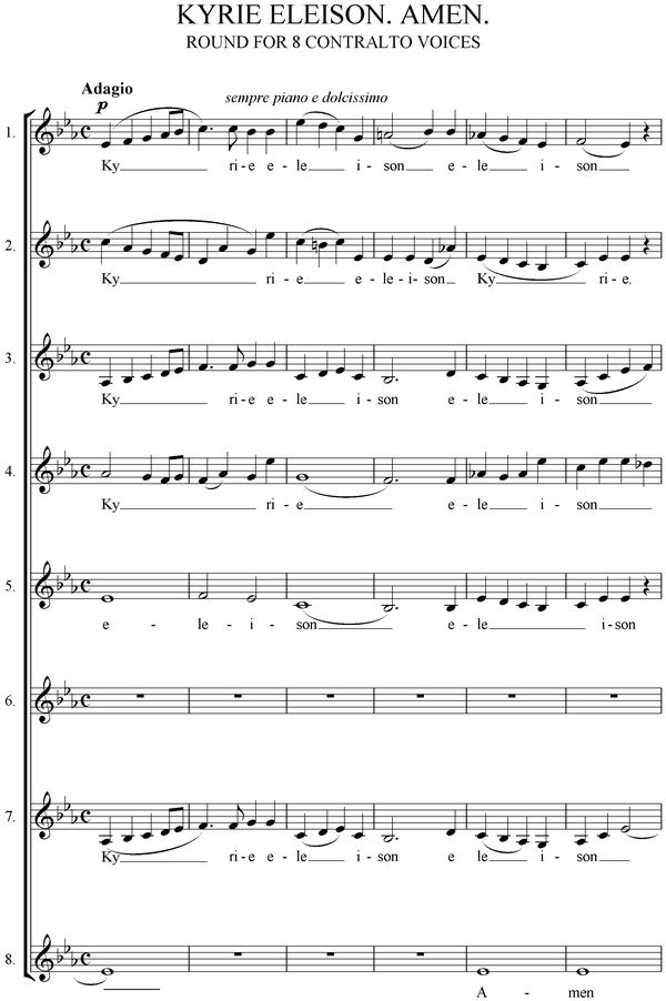 Notation incipit page 1