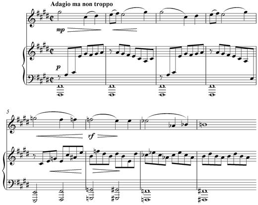 Notation incipit page 1