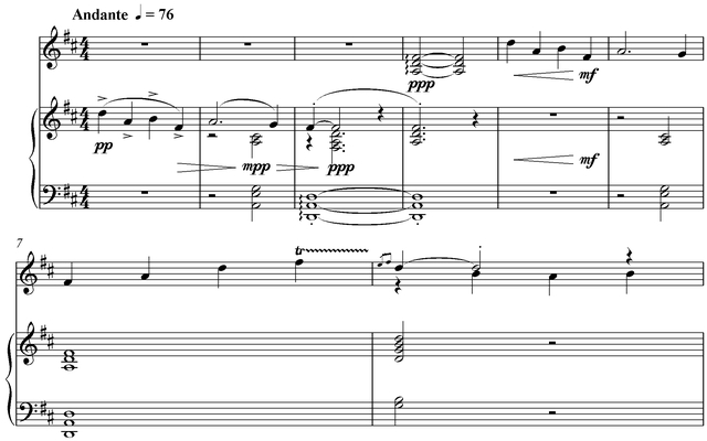 Notation incipit page 1